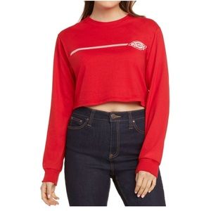 red dickies long sleeve shirt